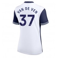 Tottenham Hotspur Micky van de Ven #37 Domáci Ženy futbalový dres 2024-25 Krátky Rukáv